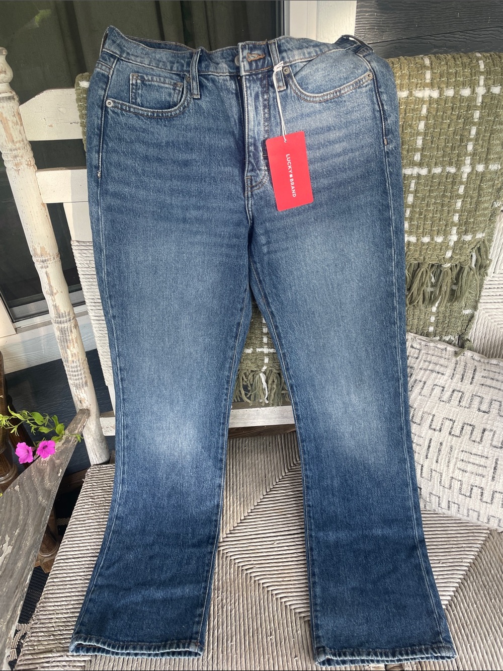 Lucky Brand Women's Medium Blue Flare Jeans